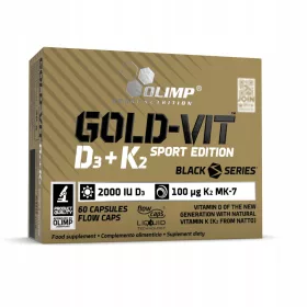   OLIMP Gold-Vit D3 + K2 Sport Edition – Kapseln für aktive Menschen