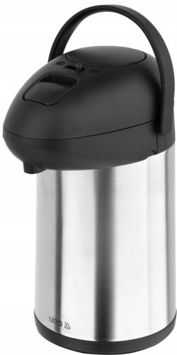  Yato Thermoskanne für Getränke, 3 l, Silber