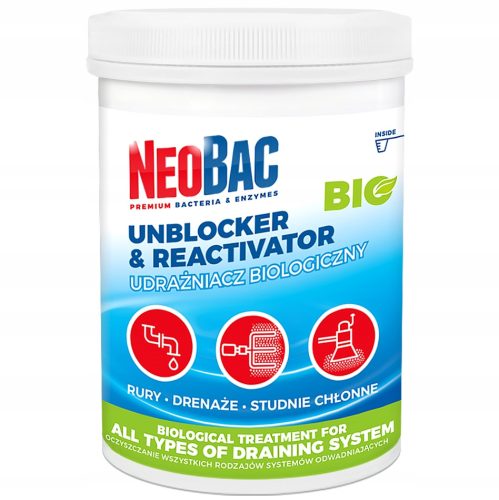  NeoBac Bio Abflussreiniger Regeneration VERSTOPFTER ABFLUSS