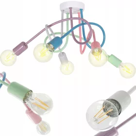  LED-ONE Hängelampe Beleuchtung 5 - E27 Lichtpunkte
