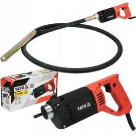 Yato1200 W Betonrüttler + 3 m Rüttler