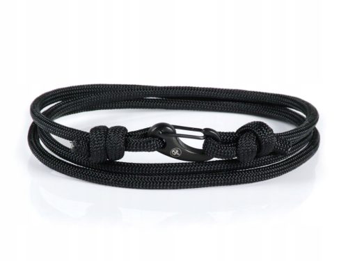  Argento Herrenarmband, 67 cm, schwarz