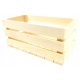  DEKORATIVE HOLZKISTE, GEHOBELT 40x20x18
