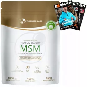  PROGRESS LABS MSM Organische Schwefel in Pulverform, 1000g - Unterstützt Gelenke und verbessert Hautbild
