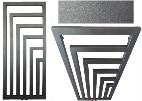  Dekorativer HEIZKÖRPER OMEGA 1000x550 Anthrazitstruktur 570W