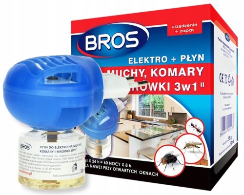 Insektenschutzmittel Flüssigkeit gegen Mücken, Ameisen, Fliegen Bros 0,25 kg 30 ml