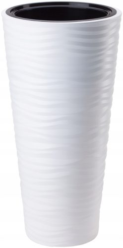  Form-Plastic Blumentopf 40 cm x 40 x 79 cm Durchmesser 40 cm Kunststoff weiß