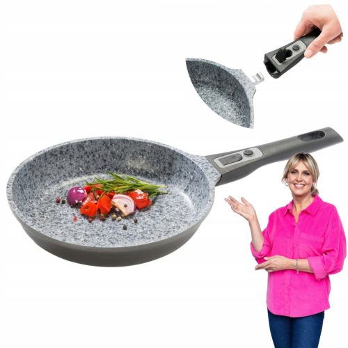  Konighoffer Roche traditionelle Bratpfanne 26 cm, Granit