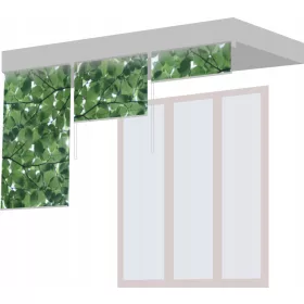 FOTOJalousien für Balkon, Terrasse, Außenfenster, 60x150