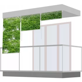  Viele FOTOJalousien, Balkonterrasse, 90x150