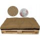  PALLET Schaukelbankauflage 120x80 cm Beige