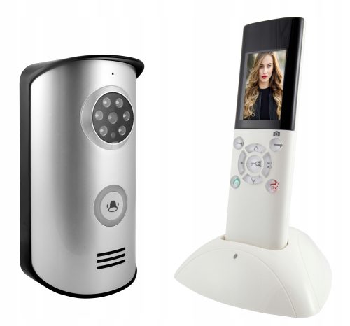 Eura WVP-02A6 Video-Gegensprechanlage, 2,4" Farbe, mit Bildspeicher