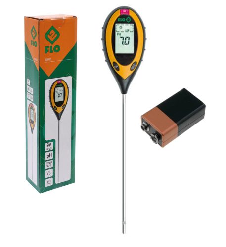 Gartenerde Flo 89000 PH-Säuremessgerät Gartenmessgerät