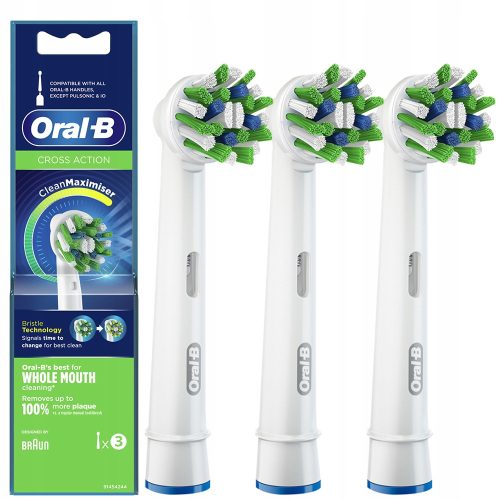  Oral-B CrossAction EB-50-3 Spitzen 3 Stück