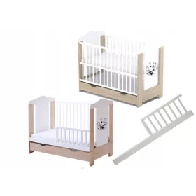  Skrzat Franek Holzbett, 60 x 120 cm, weiß