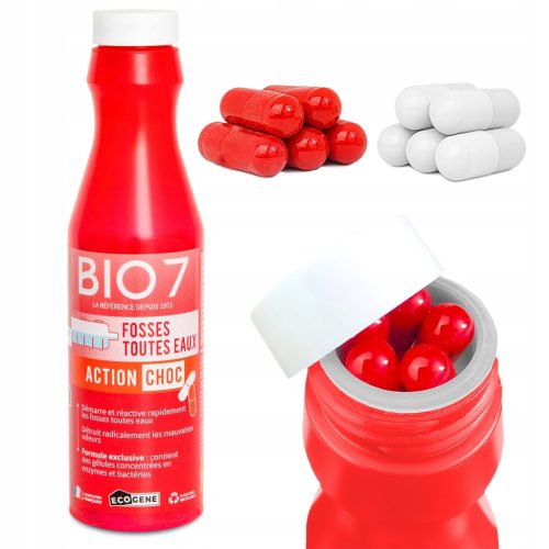  ECOGENE BIO 7 CHOC STARTER 2in1 für ABWASSERBEHANDLUNG, BAKTERIEN + FETTENTFERNUNG