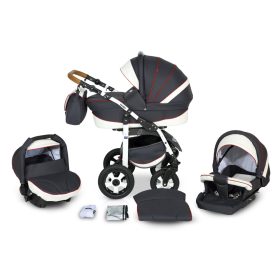  VERDI BROKO KINDERWAGEN 3IN1 + TASCHE + ZUBEHÖR