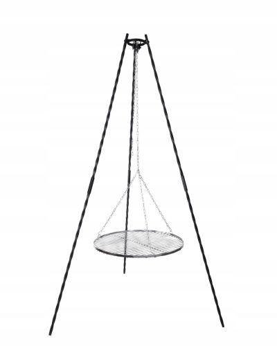  Garten-Dreibeingrill 190 cm + Gitter 60 Chrom