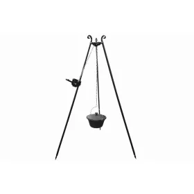  Gusseisentopf 10,5l Deckelständer + Haspel