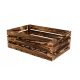  Holzkisten, gebrannte Holzkisten
