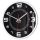 Uhr für zu Hause ModernClock Wanduhr weiß, schwarz, Rottöne, 30 cm