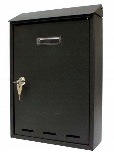  Schwarzer Briefkasten von Verotech