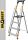 Drabest Leiter 2,75 m Aluminium bis 150 kg