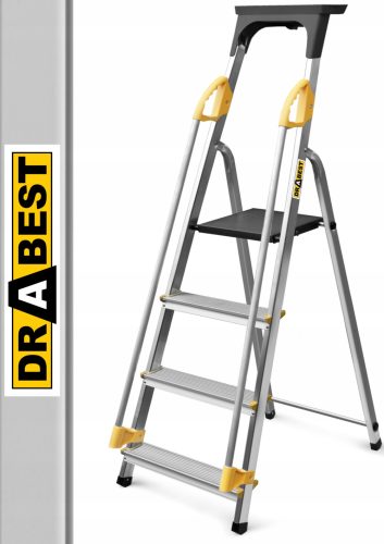 Drabest Leiter 2,75 m Aluminium bis 150 kg
