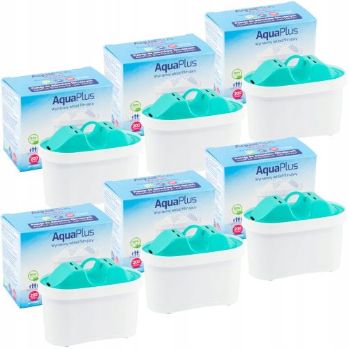  Filtereinsatz für die AquaPlus-Kanne Typ: Dafi Unimax, Aquaphoor Maxfor, Brita Maxtra+ 6 Stk.