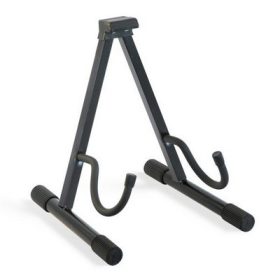  Gitarrenständer, tragbar, akustisch, faltbar, Holzfarbe