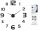  Smart Diy Wanduhr, Silber, 130 cm