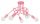  LED-ONE E27 Deckenleuchte rosa und lila