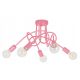  LED-ONE E27 Deckenleuchte rosa und lila
