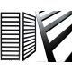  BADEZIMMERHEIZKÖRPER deco SPIRO 1240x530 SCHWARZ