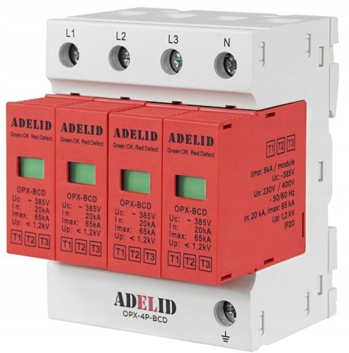 Adelid 385 V IP20 20000 A Überspannungsableiter