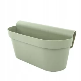    Euro3plast Blumentopf 50 cm x 21 x 23 cm, Kunststoff, Grüntöne