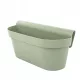  Euro3plast Blumentopf 50 cm x 21 x 23 cm, Kunststoff, Grüntöne