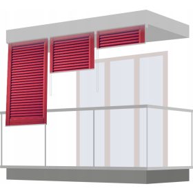  PHOTO BLINDER Balkon Terrasse Fenster Garten 170x150