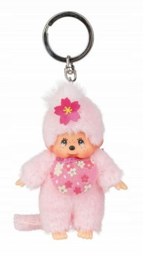  Monchhichi 242467 Schlüsselanhänger 11 cm Rosa Affe