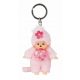  Monchhichi 242467 Schlüsselanhänger 11 cm Rosa Affe