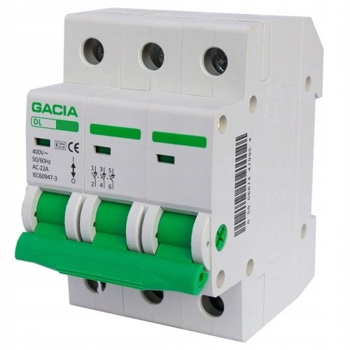 Gacia Lasttrennschalter 230 V IP20 63 A