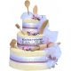 Sets Handtücher Ein Geschenk zum Geburtstag. Eine bestickte Handtuchtorte