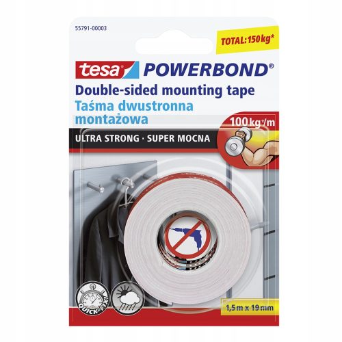 Tesa doppelseitiges Klebeband 19 mm x 1,5 m