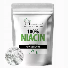   Niacin-Pulver 300g von Forest Vitamin® - B3 für Energie & Nervensystem