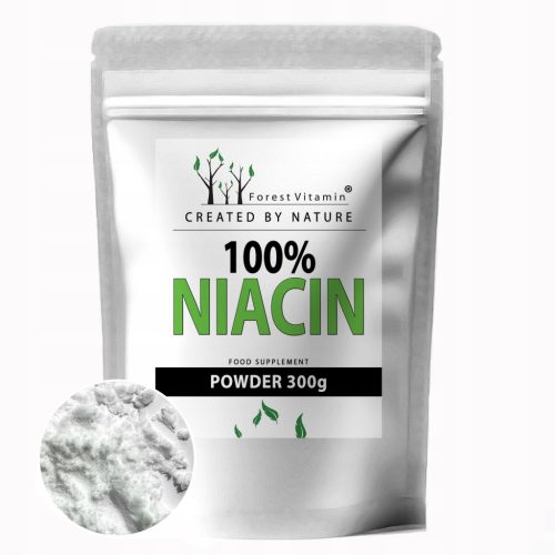 Niacin-Pulver 300g von Forest Vitamin® - B3 für Energie & Nervensystem