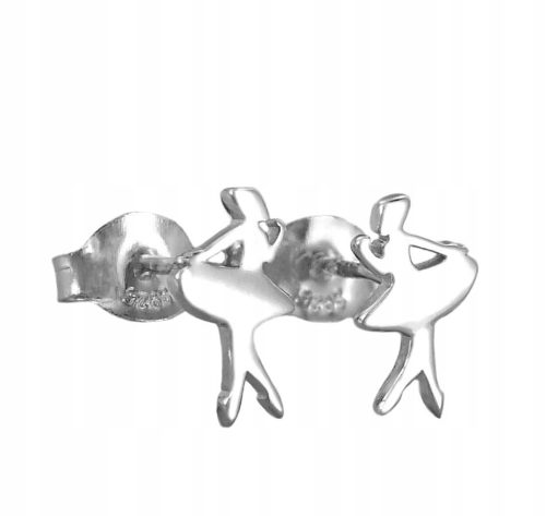  Silber rhodinierte Ohrringe Ballerinas und Tänzerinnen