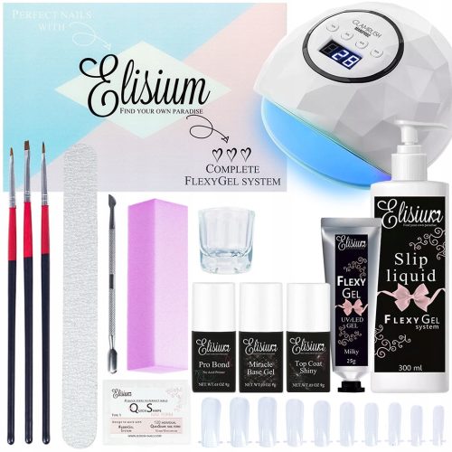  Elisium Flexy Gel Starter-Set für Pro Bond XL Hybrids + Miracle Base Gel