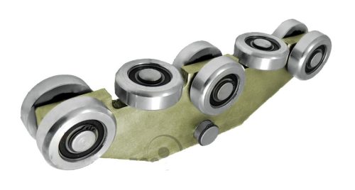 Rollen für Schiebetor - Tür-Tor-Wagen, 8-Rollen-Profil, 70X70x4, 900 kg