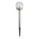  Gepolte Solarlampe, silber, 38 cm, 1 Stk.