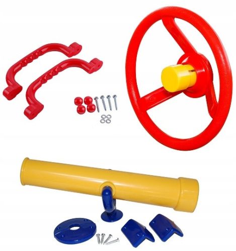 SPIELPLATZ-SET Lenkrad + Griffe + Teleskop